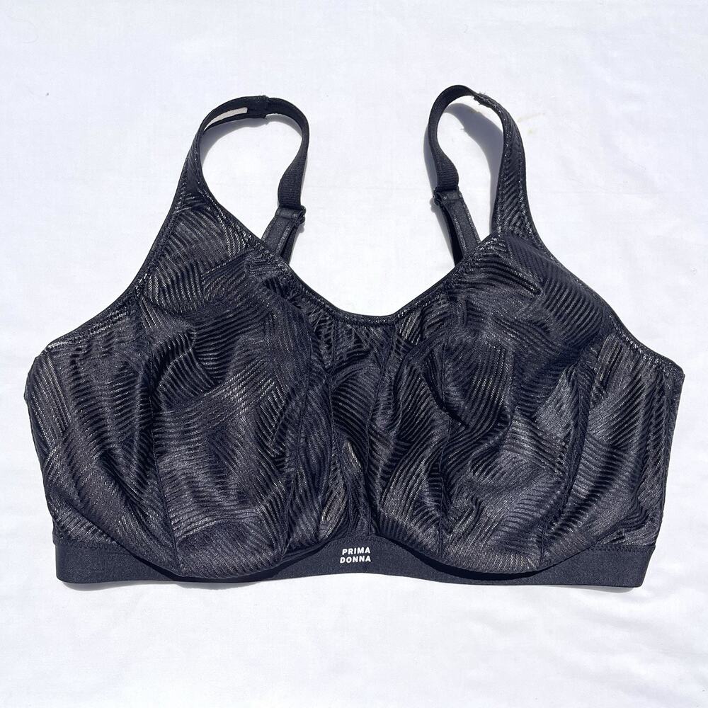 Prima Donna The Game Underwire Sports Bra 40F Black